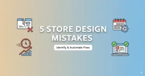 Top 5 mistakes shopify merchants make with store design